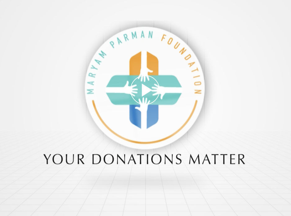 Logo and thumbnail of video about The Maryam Parman Foundation for Injured Children (MPFIC)