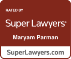 Rated by Super Lawyers - Maryam Parman