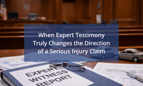 expert testimony serious injury case