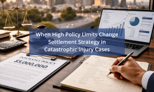 high policy limit personal injury case