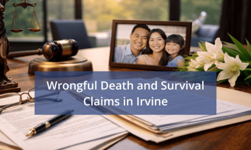 wrongful death vs survival action Irvine