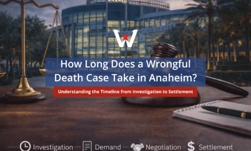 wrongful death settlement timeline in Anaheim