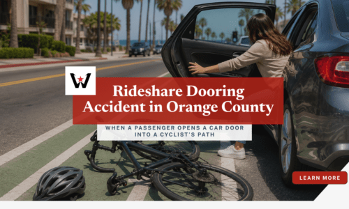 What Happens If A Cyclist Is Hit By A Rideshare Passenger Opening A Door In Orange County? 1 what happens if a cyclist is hit by a rideshare passenger opening a door in Orange County