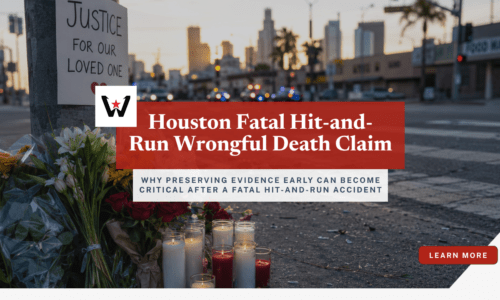 Houston fatal hit and run wrongful death claim