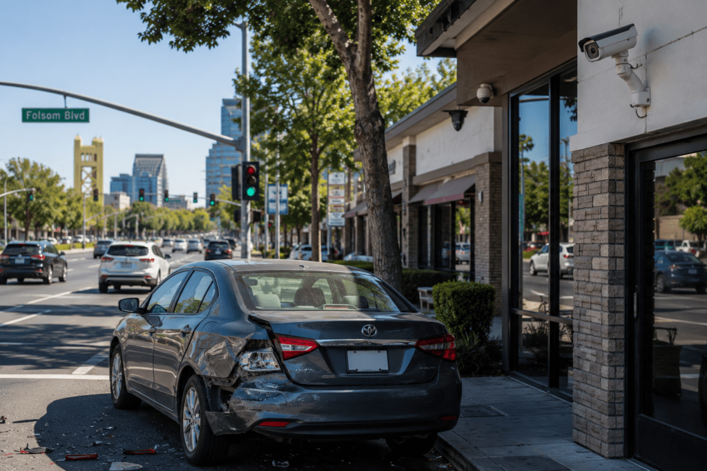 Sacramento Hit-And-Run Claims: How Business Surveillance Camera Evidence May Help Identify What Happened 1 Sacramento hit and run surveillance footage from a business security camera following a car accident