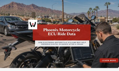 Phoenix motorcycle ECU ride data from a modern sport motorcycle following an accident