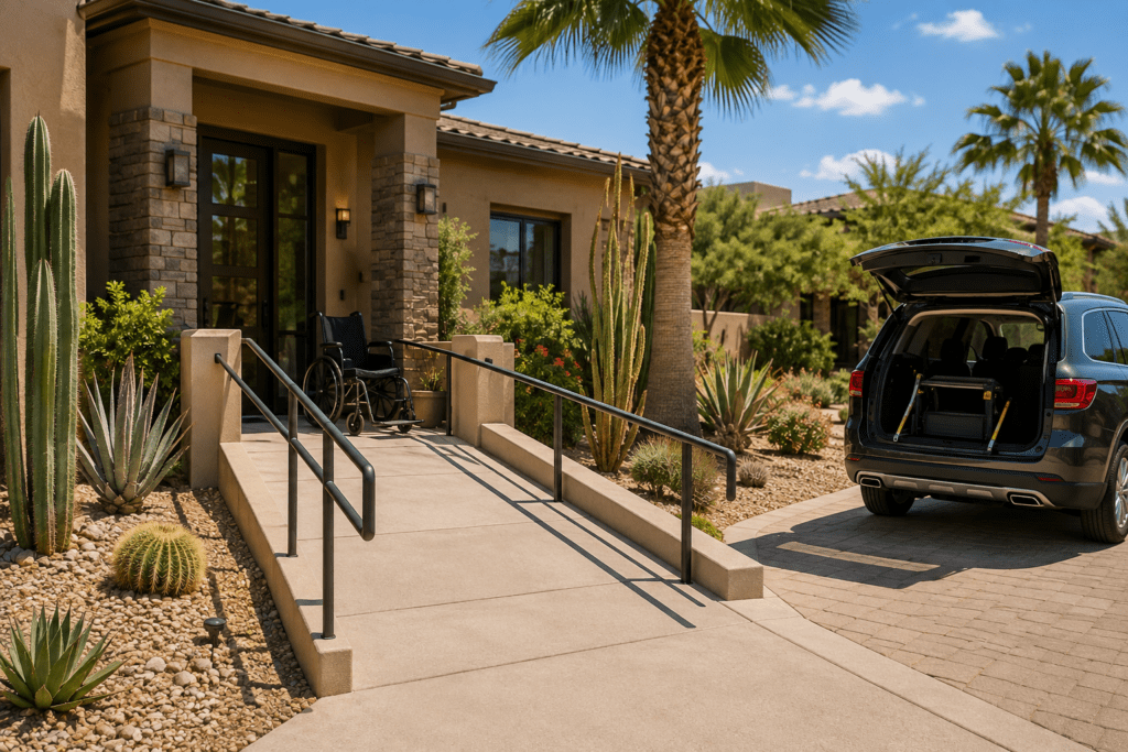 Scottsdale catastrophic injury recovery after car accident with wheelchair-accessible home modifications