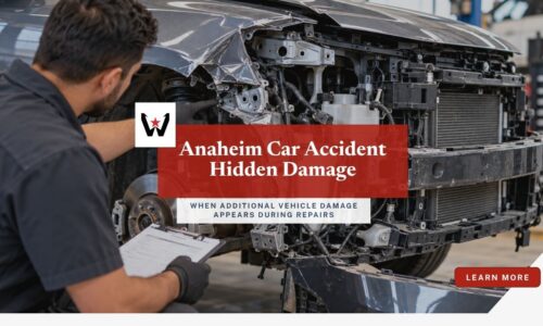 Anaheim car accident hidden damage discovered after a collision repair shop begins disassembling the vehicle